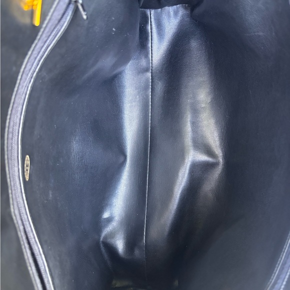 Authentic CHANEL wild stitch lambskin black shopper tote oversized CC charm - Picture 13 of 15